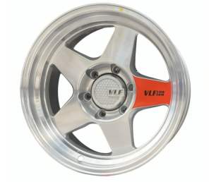 VLF S47B_17X8.5 6X139.7 ET-10 SILVER MACHINE